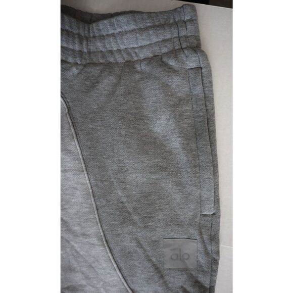 ALO Yoga U5018R Men's Sz M Women's Sz L Heather Gray Make Waves Sweatpants - Picture 5 of 16